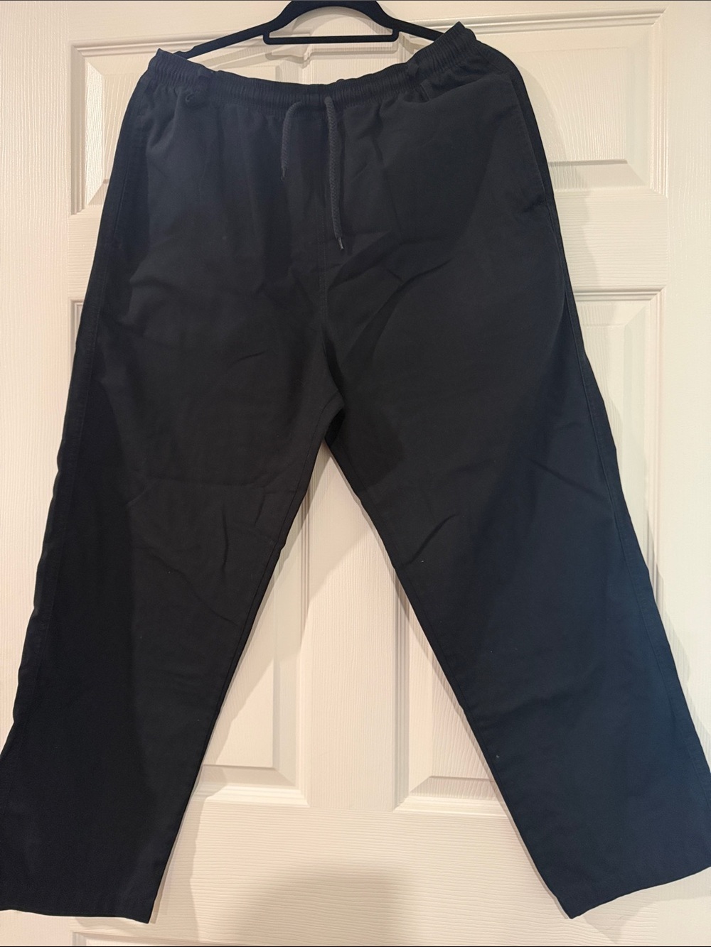 Smart Scrubs Medium Unisex  Short Black  Drawstring Scrub Pant